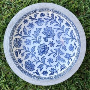 Leafy Blue Bird Bath 36cm for sale online South Africa