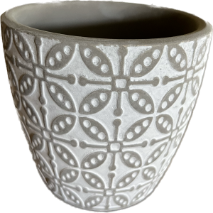 Plant pot - ice Leaf Flower 10.5cm