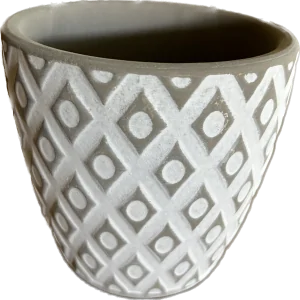Plant pot - Modern Diamond and Dot 10.5cm